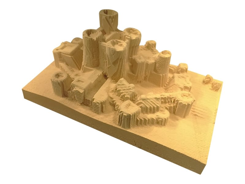 五軸數(shù)控雕刻機(jī)用于模壓膠合板椅子和裝飾家具部件