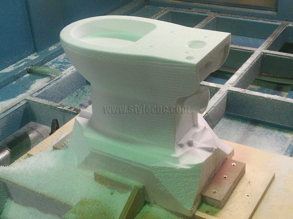 五軸數(shù)控機(jī)床3D廁所原型