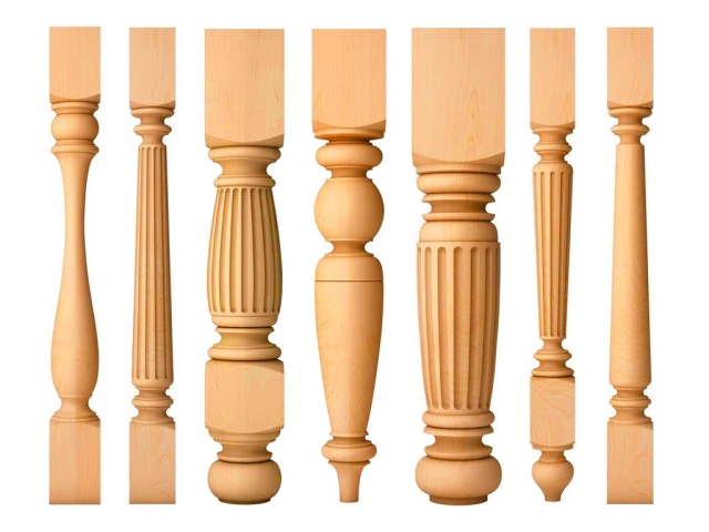 大型長床木工車床，適用于桌腿車削項目