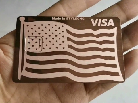 如何使用激光雕刻機(jī) DIY 金屬信用卡？