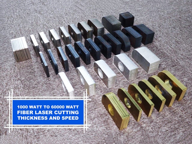 光纖激光器切割金屬的速度和厚度是多少？