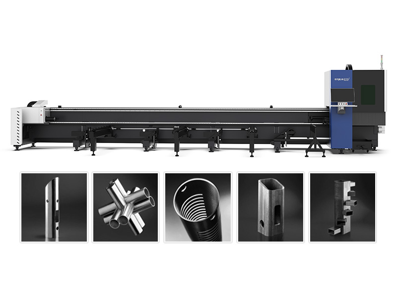 數(shù)控激光金屬管切割機帶半自動送料器出售